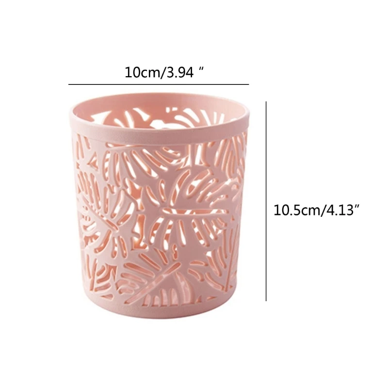 Pen Holder Creative Hollow Leaves for Pencil Brush