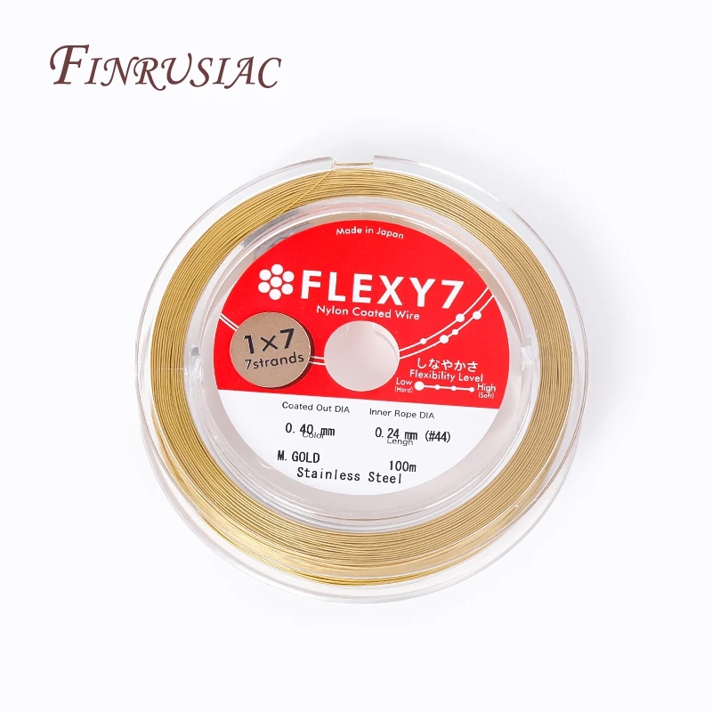 0.4MM DIY Handmade Resistant Strong Soft Line Stainless Steel Tiger Tail Beading Wire for Jewelry Making Accessories beading wire