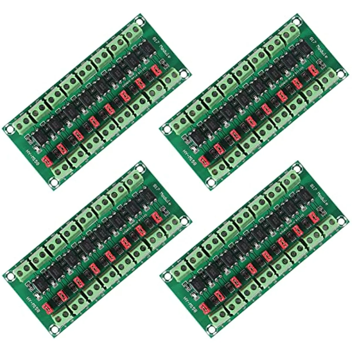 4pcs Optocoupler PC817 8 Channel Isolation Board Voltage Converter Adapter Module 3.6-30V Driver Photoelectric Isolated Module