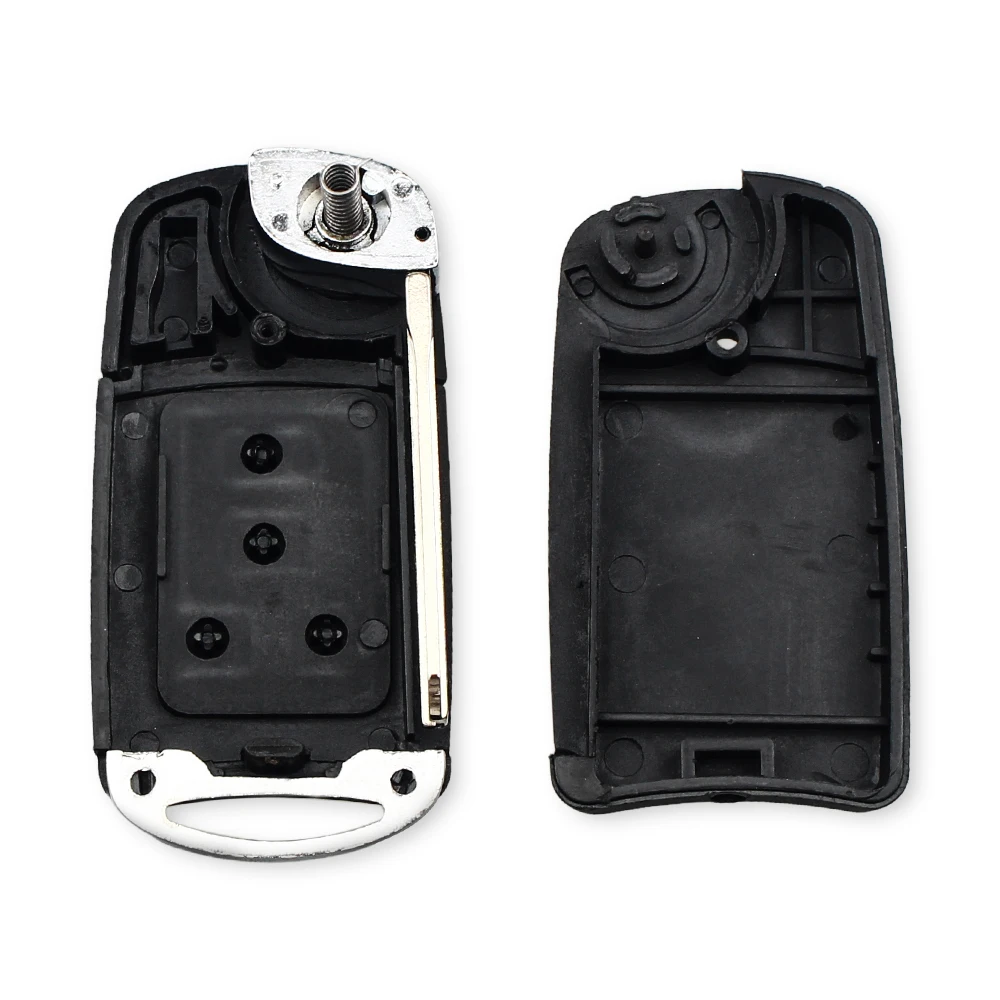 KEYYOU Car Key For Toyota Reiz Corolla Camry RAV 2014 2015 2/3/4 Buttons TOY43 Blade Modified Flip Folding Remote Key Shell