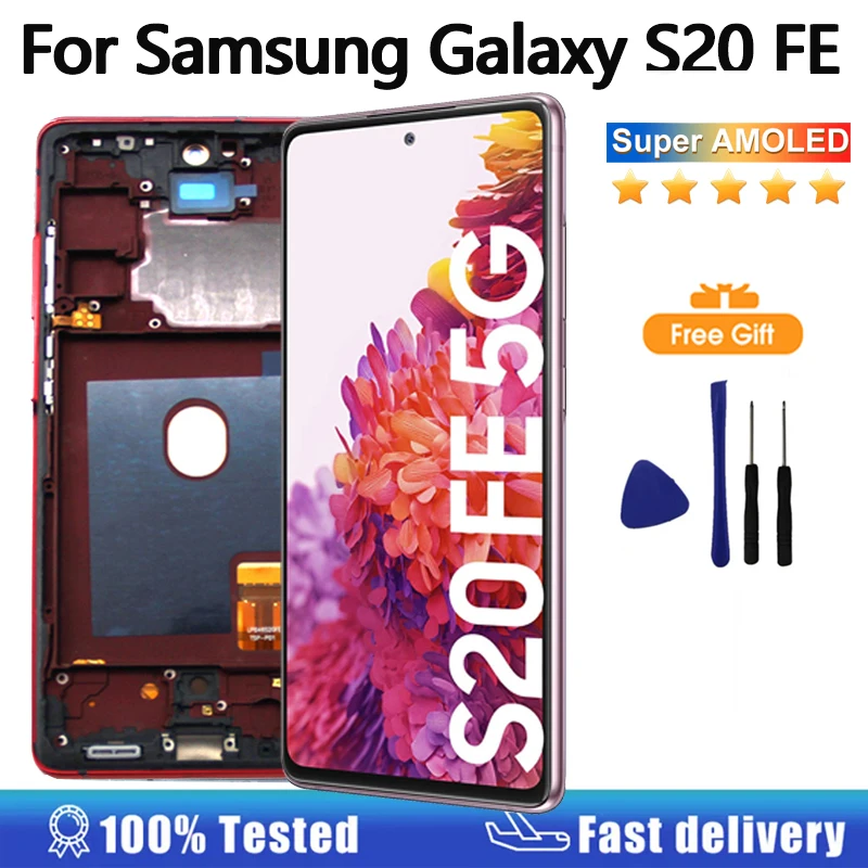 Display For Samsung Galaxy S20 FE 5G SM-G781B LCD