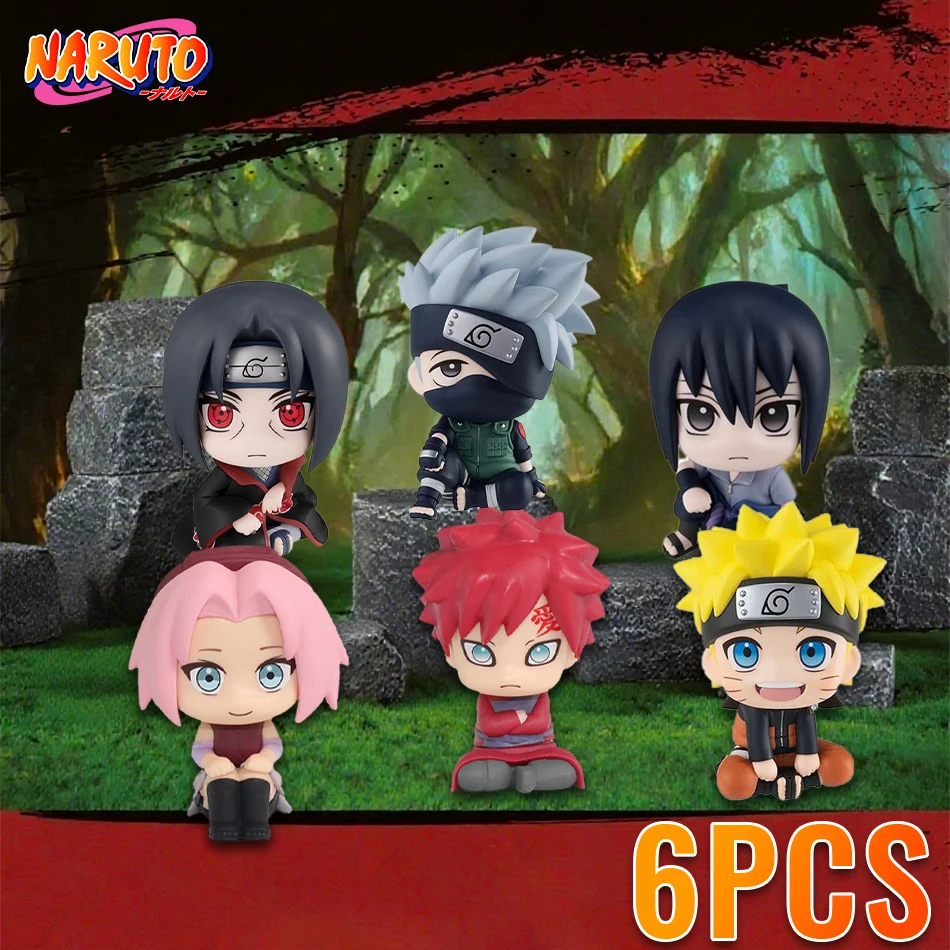 10 cm Naruto Anime Figur Uzumaki Naruto Kakashi Uchiha Sasuke Itachi Niedliche Spielzeuge Q Figuren Aktion Figur Modell