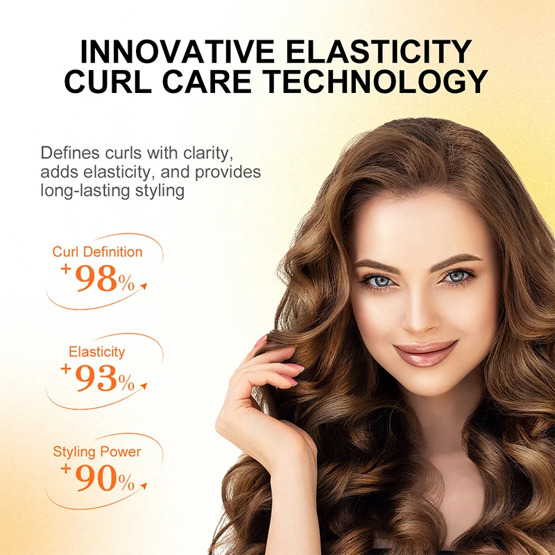 PURC hair curling cream curl enhancer spray smoothing bounce wave defining cream for women anti-frizz hair care conditioner hair conditioner curl cream