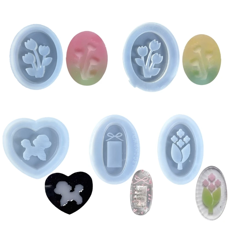 

Silicone Crafts Mold DIY Moulds Multi Shapes Silicone Ornament Mould