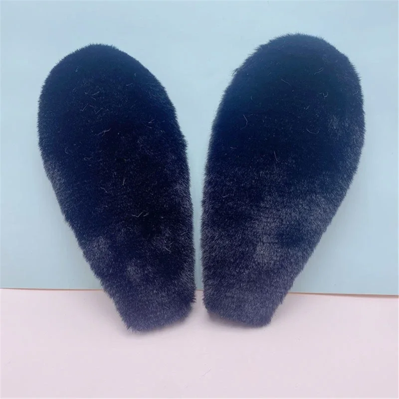 1pc/5pcs/10pcs Rabbits Ear Appliques DIY Hair Clip Keychains Glove Clothes Sewing Craft Patches for Hairband Y1QD
