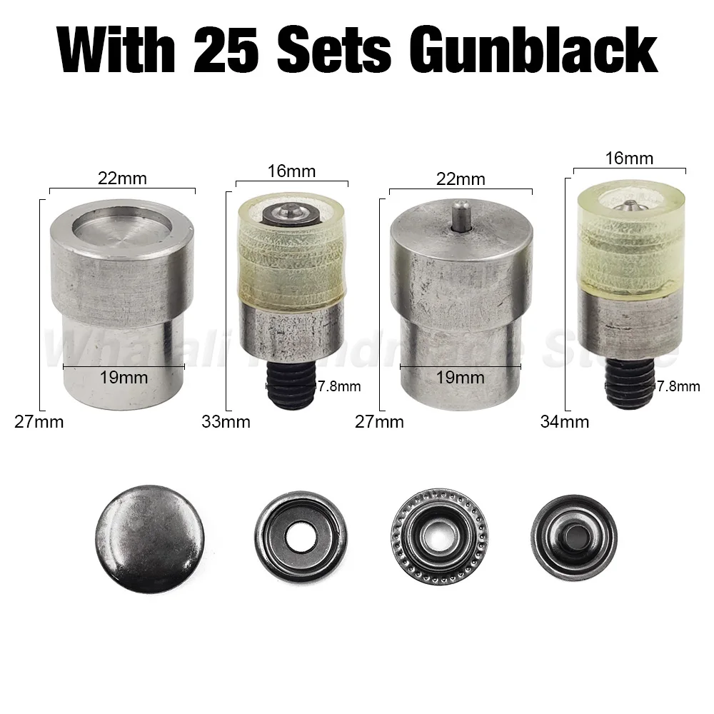 12 Attaches à Pression 12 Mm + Matrice – Pour Presse à Main – Uxcell – Neuf