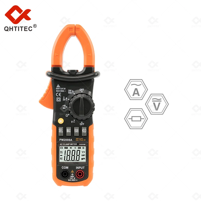

Clamp Current Meter PM2008A 2000 Counting Clamp Current Digital Multimeter Three in One Professional Electric Tool AC/DC Voltmet