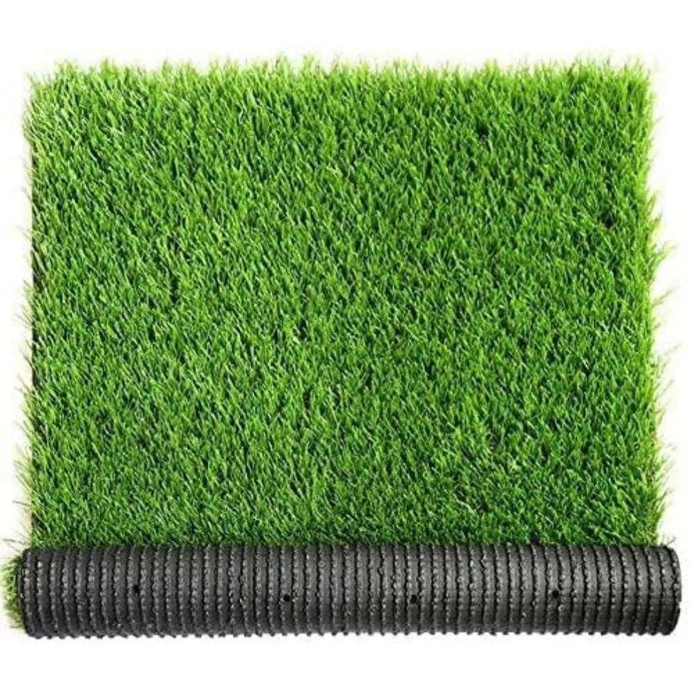 Realistic Deluxe Artificial Grass Synthetic Thick Lawn Turf Carpet -Perfect for Indoor/Outdoor Landscape (4 FT x 13 FT
