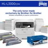 HL-L3300CDW Wireless Digital Color Multi-Function Printer with Laser Quality Output, Copy & Scan, Duplex, Mobile | Includes 4