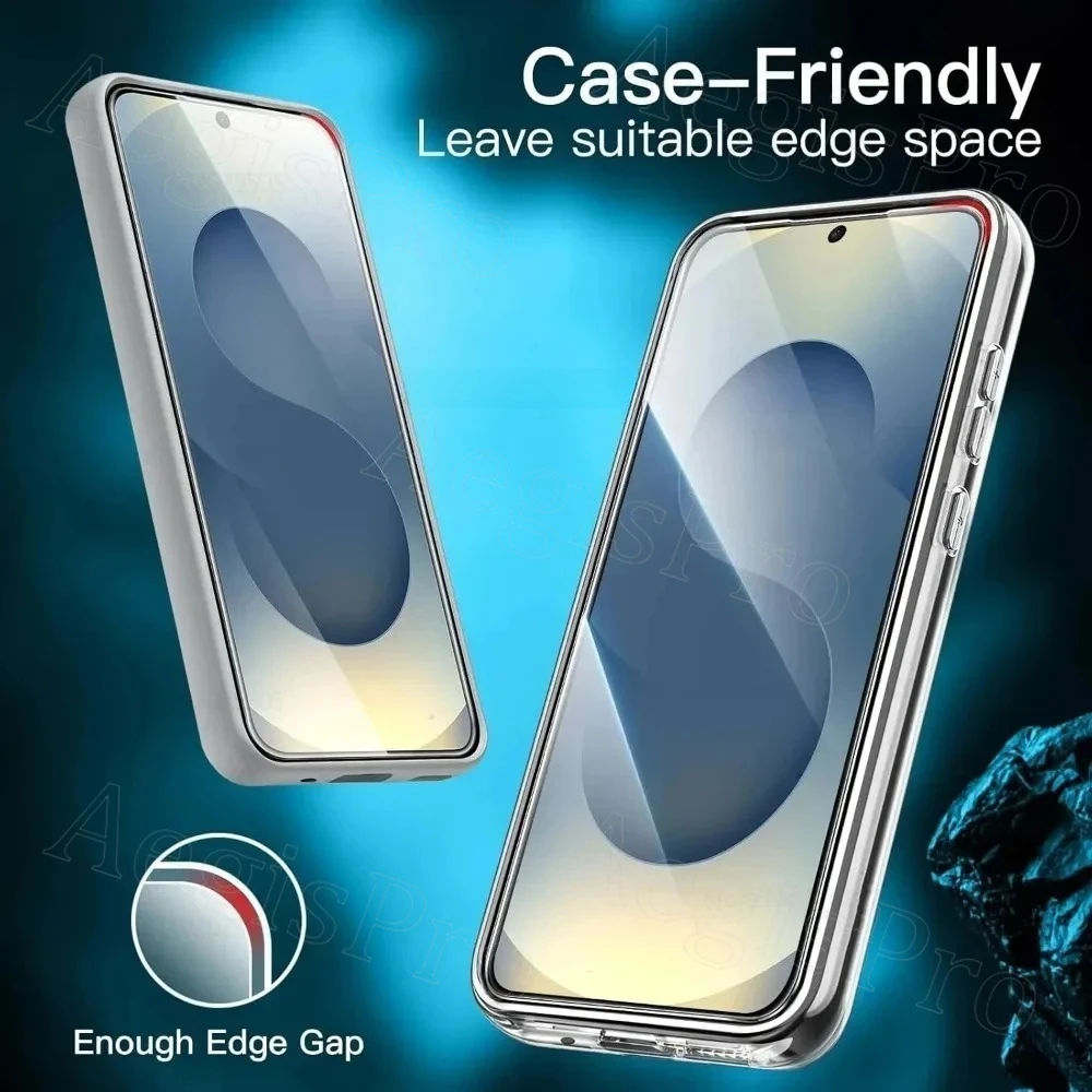 3-Pack HD Clear Tempered Glass Screen Protector - 9H Hardness, Anti-Scratch, Water-Resistant