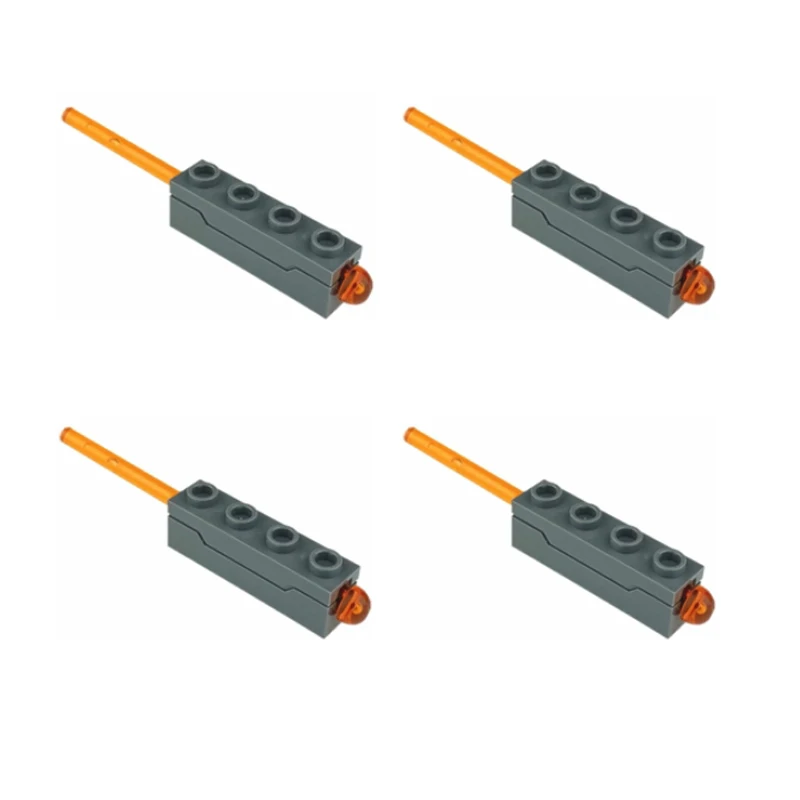 4Sets MOC Brick 1x4 with Spring Shooting Mechanism 15400/72387 Arrow 8 for Shooter Weapon 15303/29340  3 Colors to Choose From 3