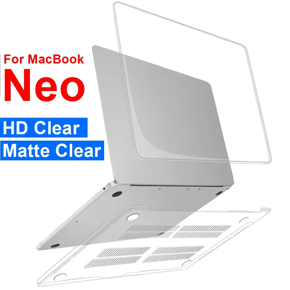 Transparent Scratch-Resistant Hard Shell Laptop Case – 13 Inch Protective Cover