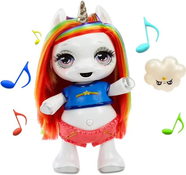 Popsieing Dancing Unicorn Rainbow Brightstar Singing Unicorn Doll Battery Powered Kawaii Girl Toys Gift Robotic Christmas Gifts 4