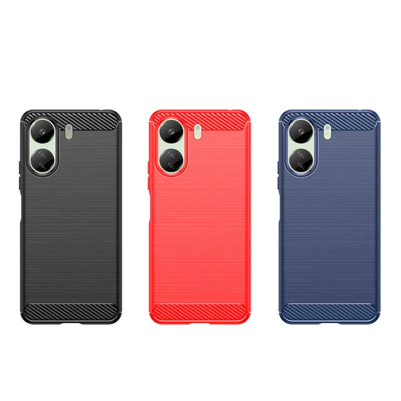 Per Xiaomi Redmi 13C Custodia Xiaomi Redmi 13C Cover Antiurto Originale Tpu Custodia Protettiva Di Lusso Per Telefono Per Xiaomi Redmi 13C