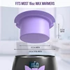 Thickening Heat-resistant Silicone Bowl Wax Warmer Hair Removal Waxing Pot Silicone Spatula Reusable DIY Mask Bowl 5