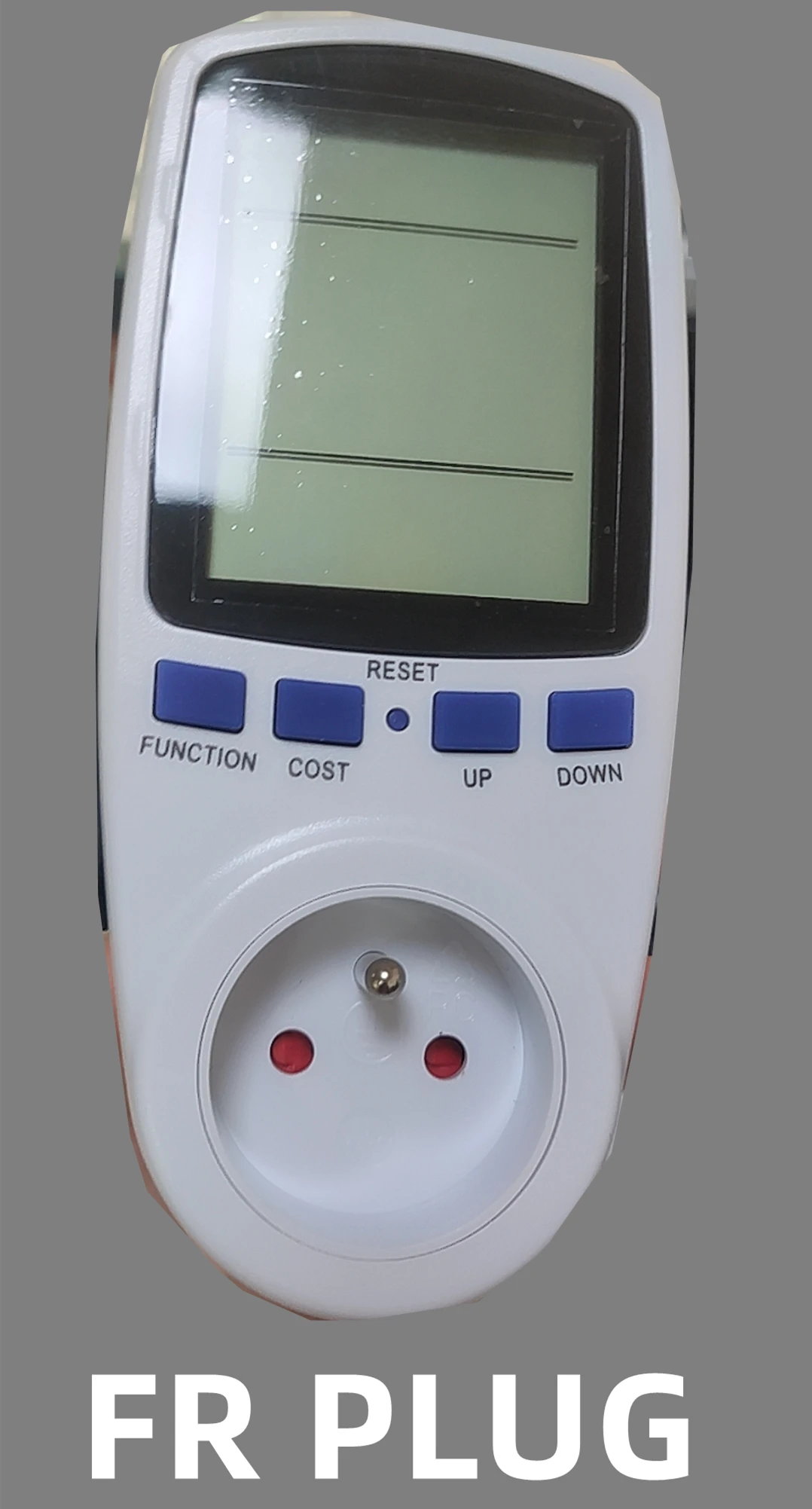 Compteur de puissance moniteur d'énergie Ahageek 16A moniteur de consommation d'électricité compteur de prise avec 7 modes de surveillance et écran LCD pour la consommation d'électricité 