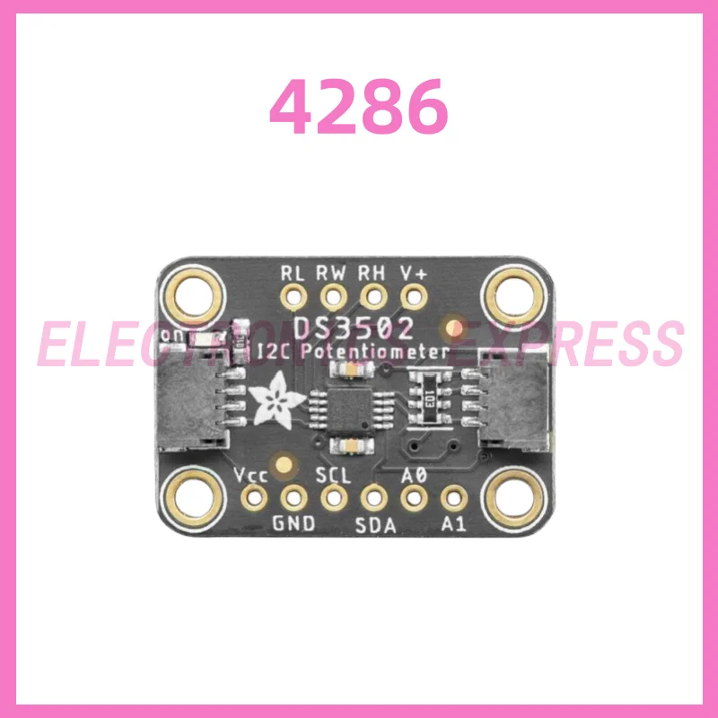 thumbnail image 2 of Adafruit DS3502 I2C Digital 10K Potentiometer Breakout - STEMMA QT... 2 of 13