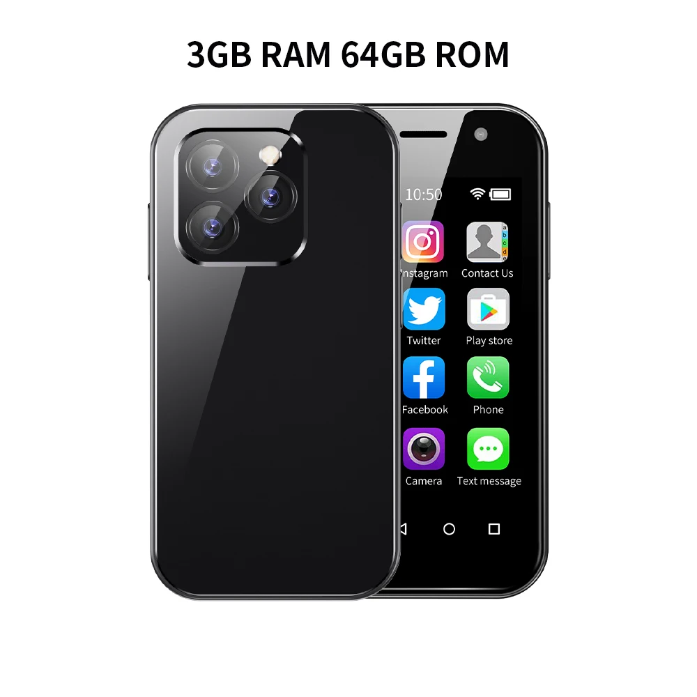 SOYES XS14 Pro Super Mini Mobile Phone 4G LTE 3GB 64GB Android 9.0