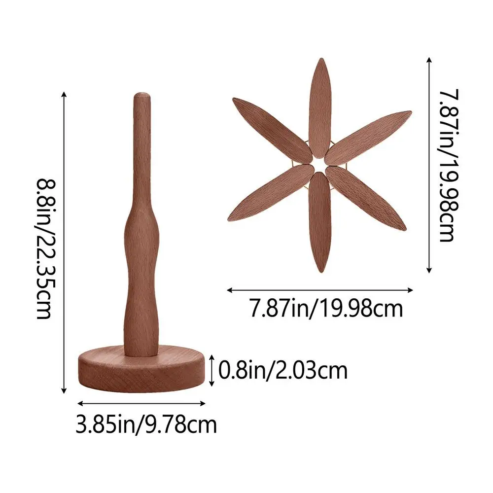 Description Picture 6 of itemWooden Tree Trivet Set Tree Shape Trivet Set Coaster Wood Table Mat Tree Shape Foldable Heat Resistant Pads for Teapot Pans Bowl