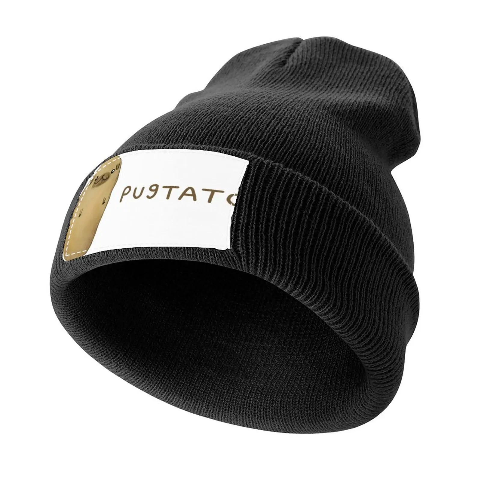 

Pugtato Knitted Cap Luxury Hat beach hat Horse Hat black Mens Women's