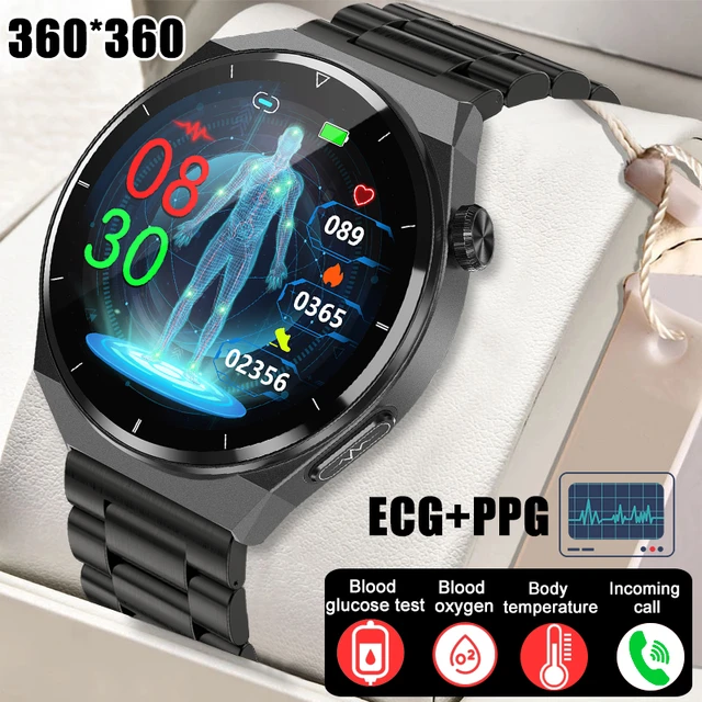 Reloj inteligente de reloj inteligente resistente al agua-Ecg Smartwatch  Men - Aliexpress
