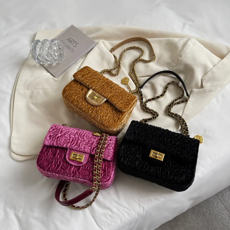 

Underarm Shoulder Crossbody Messenger Bags Kawaii Lipstick Bag 2023 Chain Trendy Women's Designer Handbag Luxury Brand Handbag P