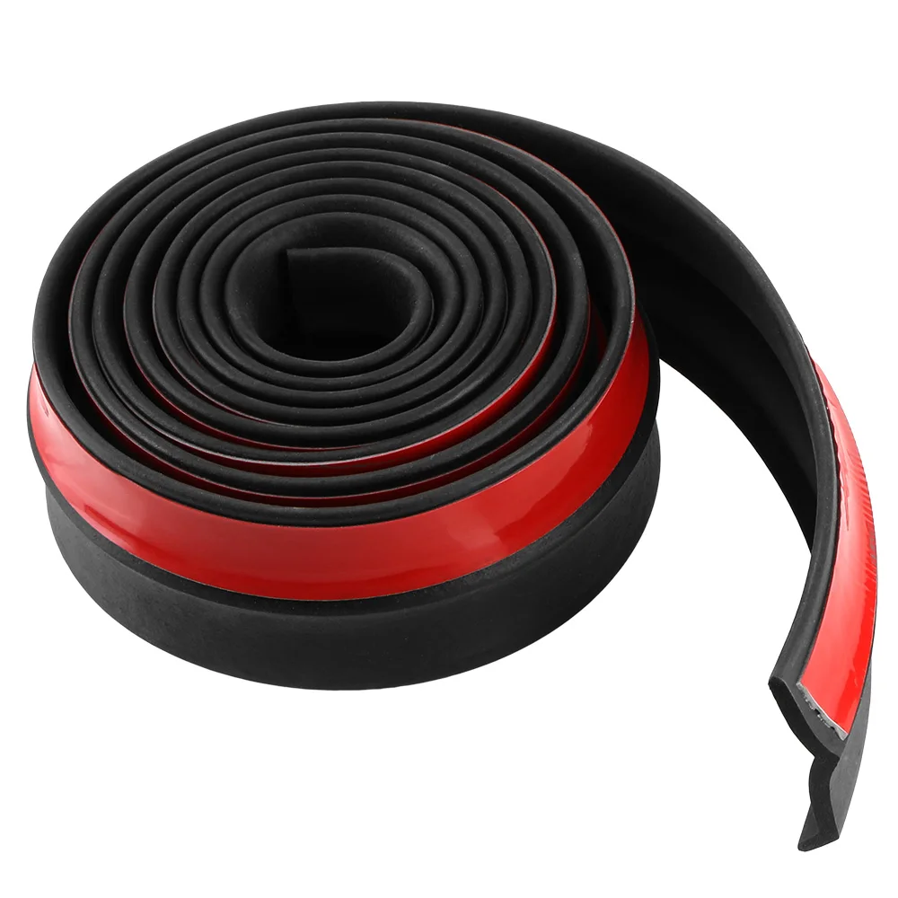 60 mm breiter Gummistreifen, 2,5 m, Auto-Frontstoßstangenlippe, Außenleisten, universeller Auto-Lippenrock-Schutz