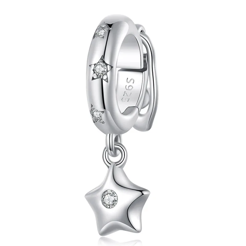 Annmors 925 Sterling Silver Silicone Spacer Charms - Stoppers For Charm Bracelets & Necklaces