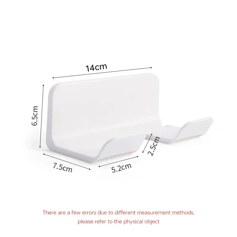 Hair Dryer Holder Wall Bathroom Shelf Without Drilling Plastic Hair Dryer Stand with Storage Box Toilet Blower Holder Shelf