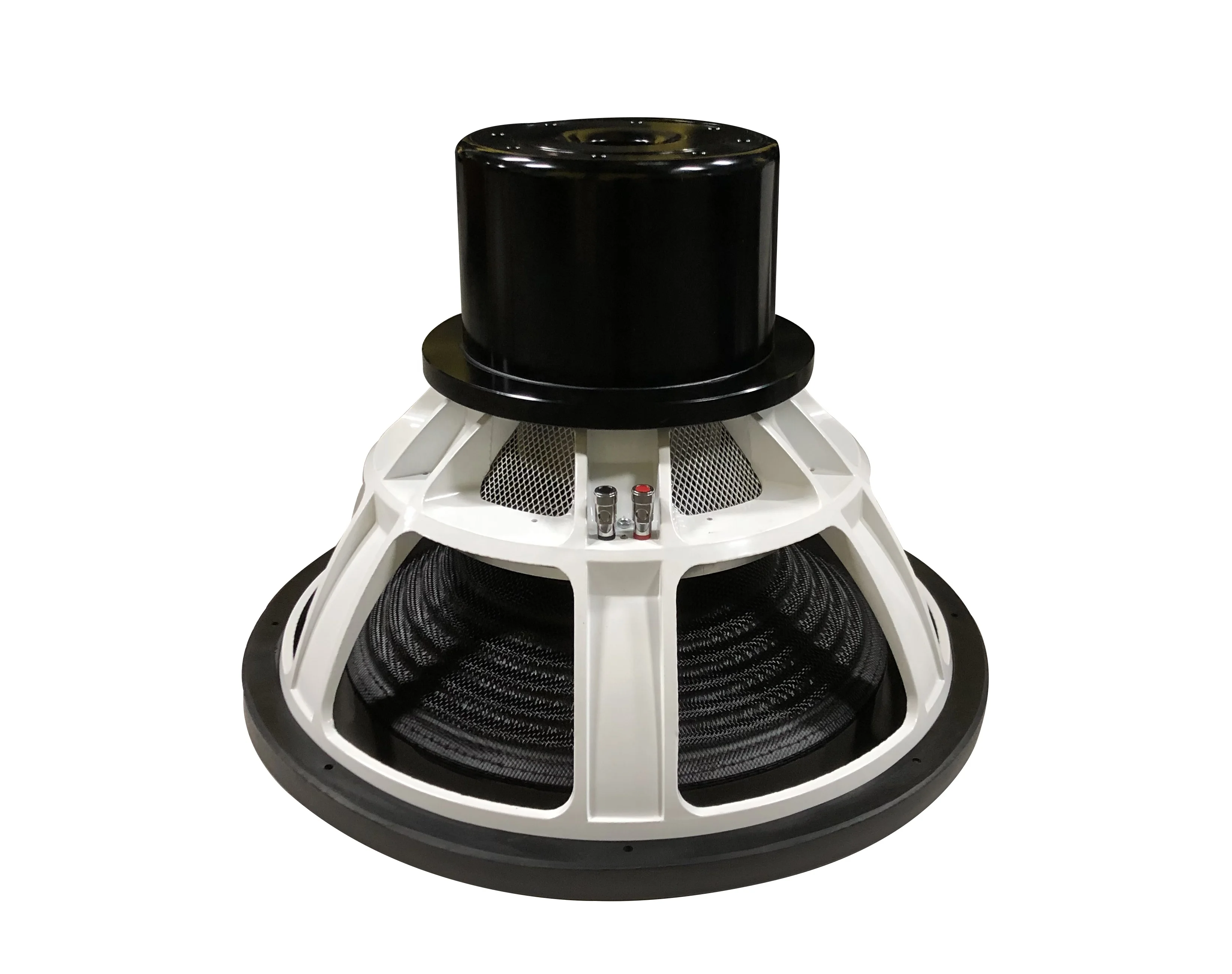 18인치 네오디뮴 듀얼 코일 카 서브우퍼 18125-0195-인치 오디오 스피커 4000W RMS 출력 카본 폼 서라운드 카 오디오