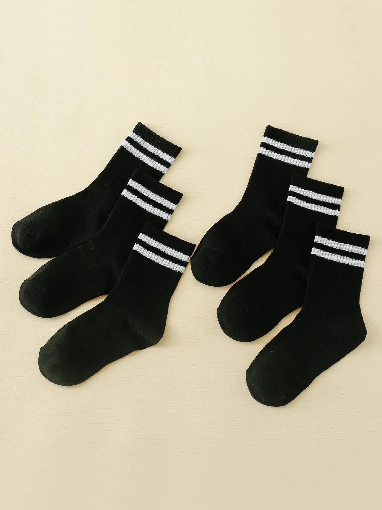 Children's Mid Length Stockings Set 6 Pairs