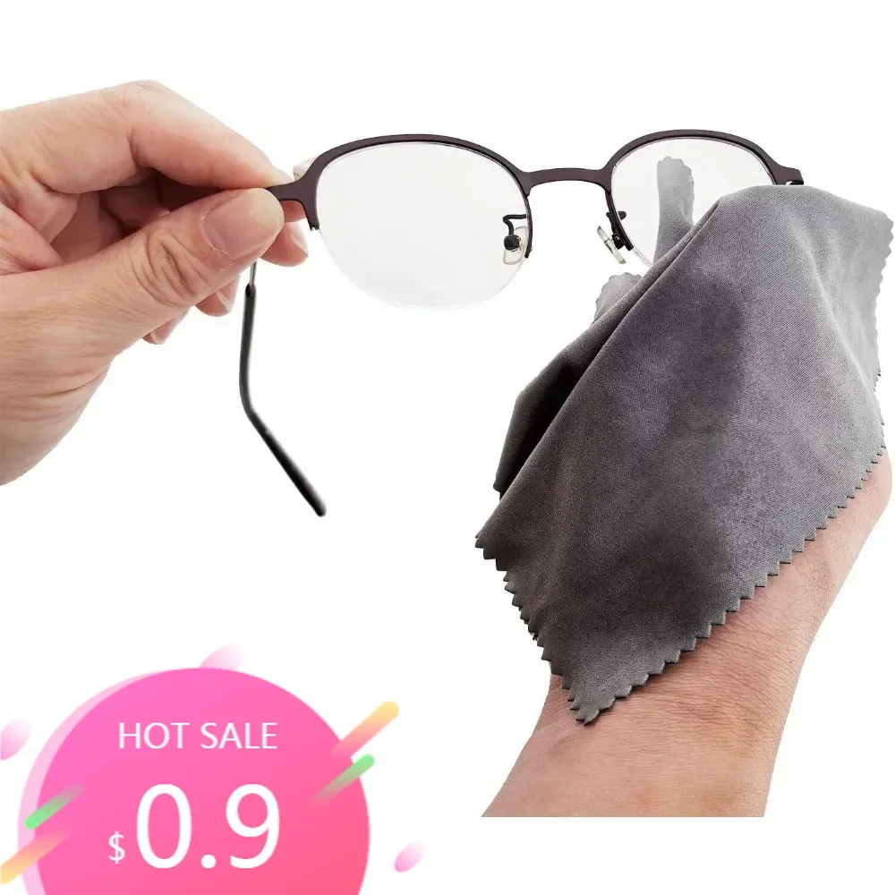 White Microfiber Cloth for Cleaning Electronics, Eyeglasses, and Glasses - Effective Cleaning Wipes