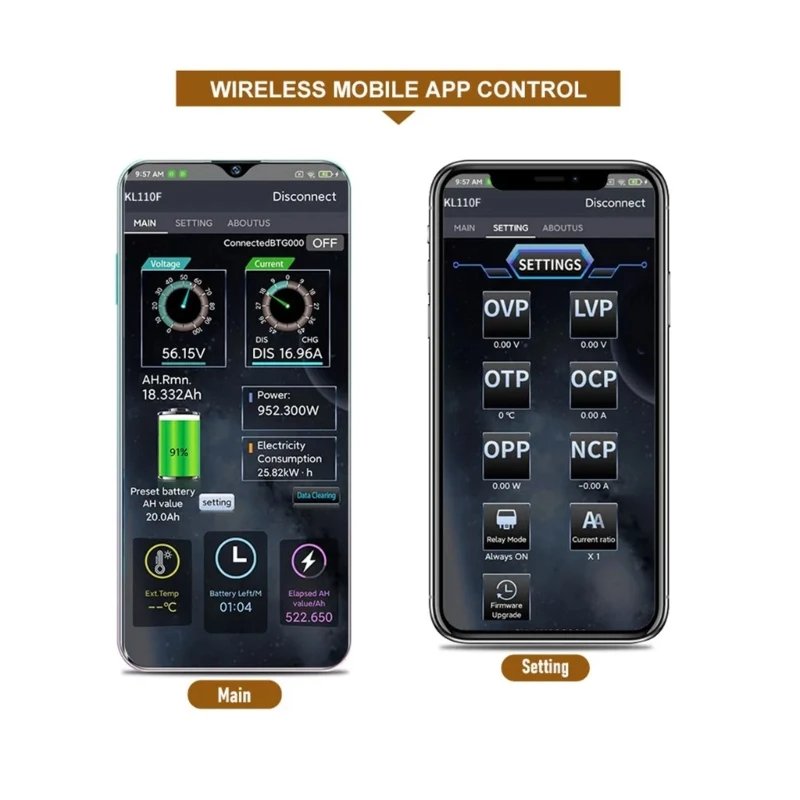 

Bluetooth-совместимый аккумуляторный монитор, тестер напряжения и тока, емкость 0–120 В, 600 А W3JD