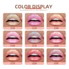 9Pcs/Sets Glitter Lip Glaze Liquid Lipstick Set Shine Lip Gloss Gift Box Natural Moisturizer Waterproof Lips Makeup For Women 2