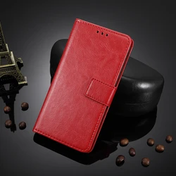 Luxury Leather Flip Phone Case with Stand and Wrist Strap - Premium PU Protection for Nokia 105 4G 2023 (Red)