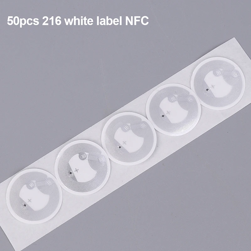 50pc 216 white label