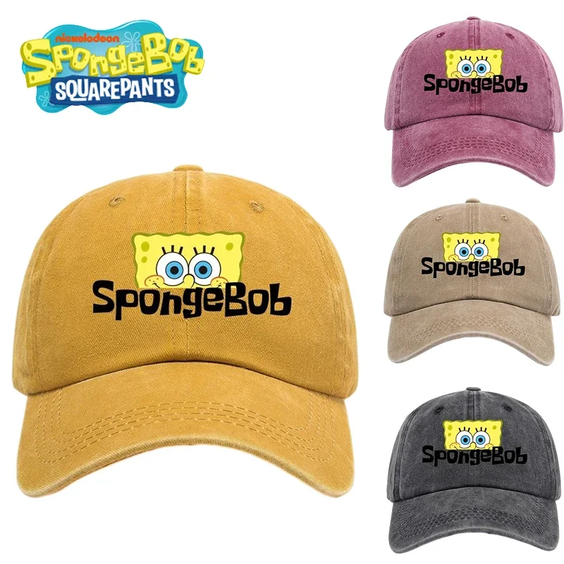 SpongeBobBaseballCapsWomenMenAdjustableMericanCottonFashionSun
