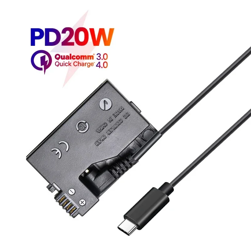

USB C DC Power AC Adapter ACK-E8 DR-E8 LP-E8 for Canon EOS Rebel T2i T3i T4i T5i 550D 600D 650D 700D Kiss X4 X5 X6i DSLR Camera