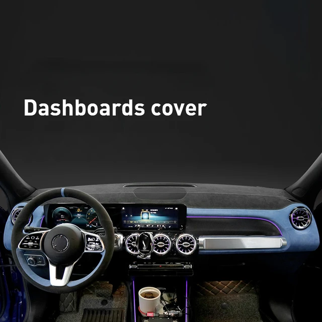 Auto Mittel konsole Leder Stil Panel Abdeckung Verkleidung Rahmen für  Mercedes Benz a b cla gla glb Klasse w177 w247 c118 x247 h247 - AliExpress