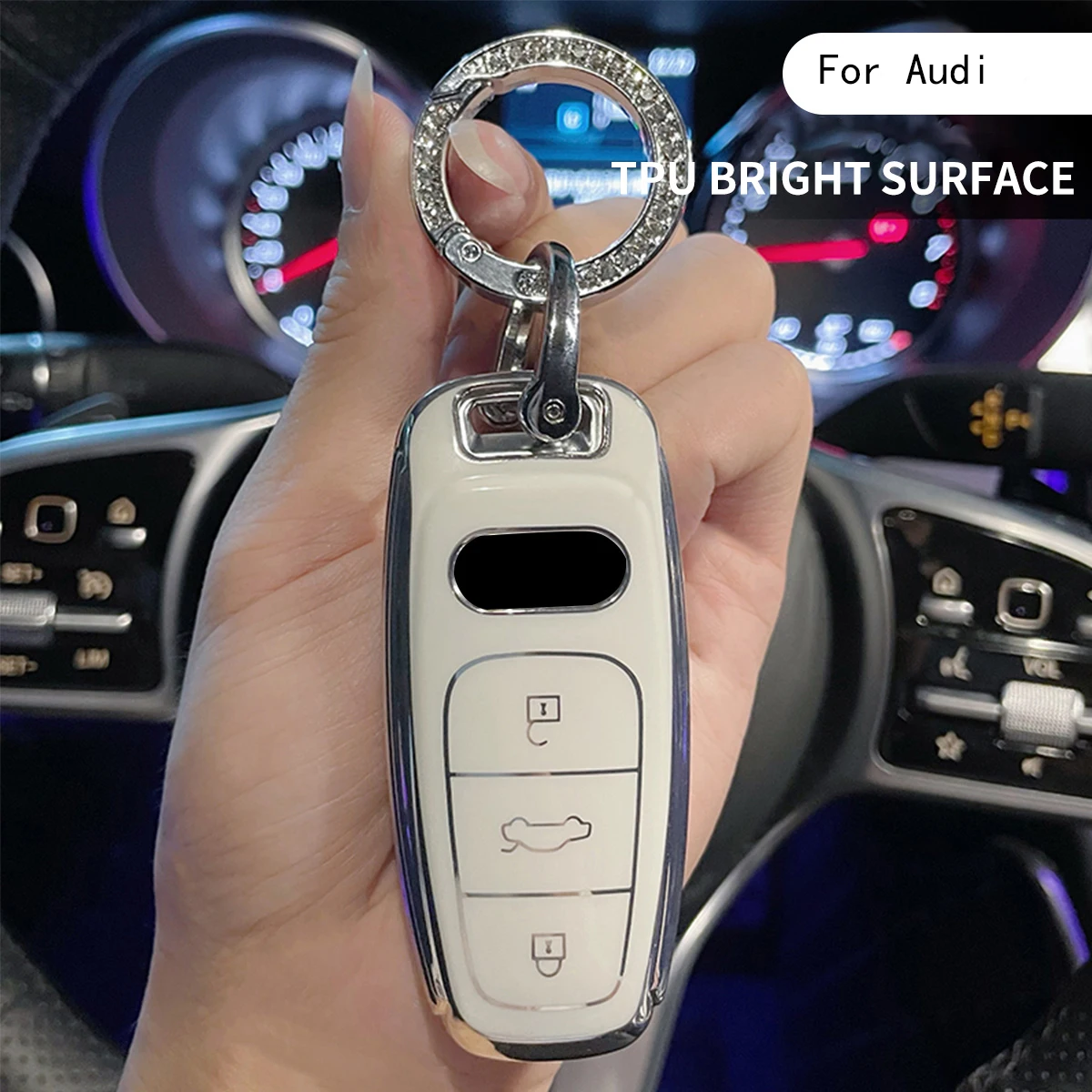 New Soft TPU Car Remote Key Case Cover Protective Shell For Audi A1 A3 A4 A5 A6 A7 A4L A5L Q5L A6L Q7 Q8 C6 R8 B6 B7 S3 Sets | Автомобили
