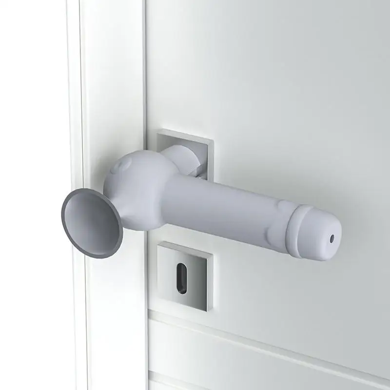 

Door Handle Gloves Cover Silicone Door Handle Bumper With Strong Suction Cup Anti-collision Safety Door Knob Protector For Hot