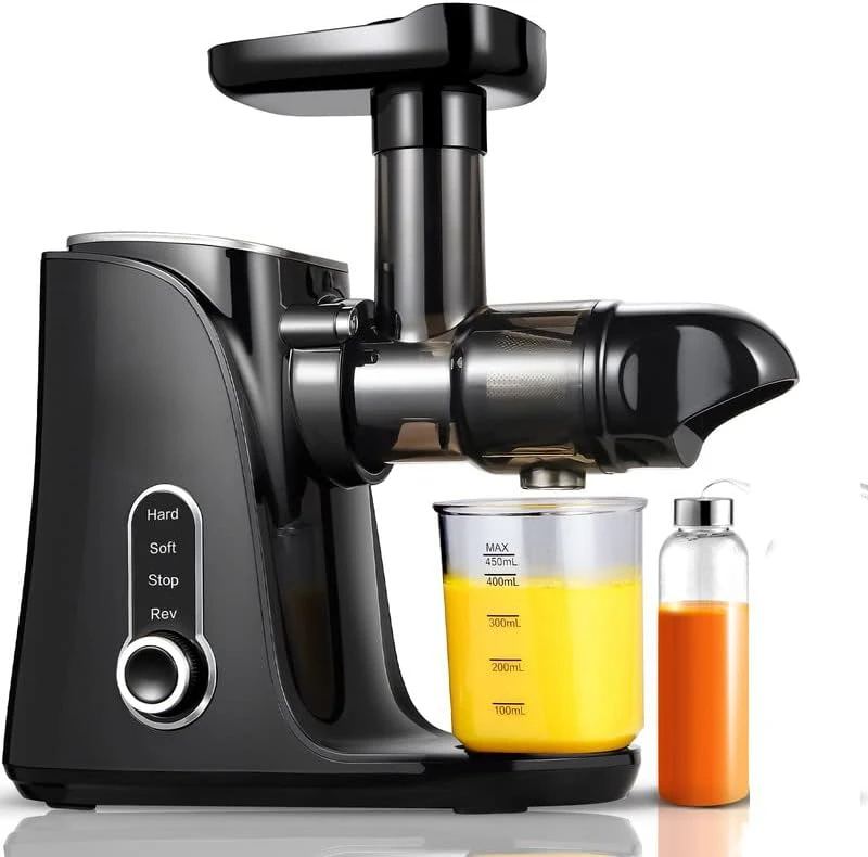 

Machines,AMZCHEF Slow Masticating Juicer Extractor, Cold Press Juicer with Two Speed Modes, Travel bottle(500ML),LED display, Ea