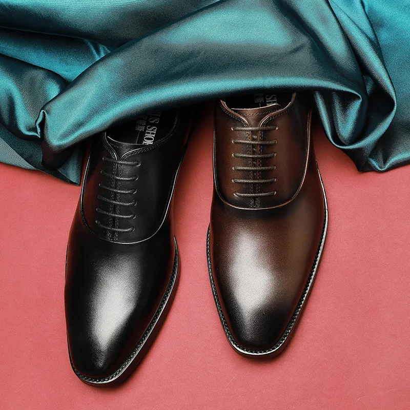 Genuine Leather Business Dress Shoes Comfortable Men Shoes