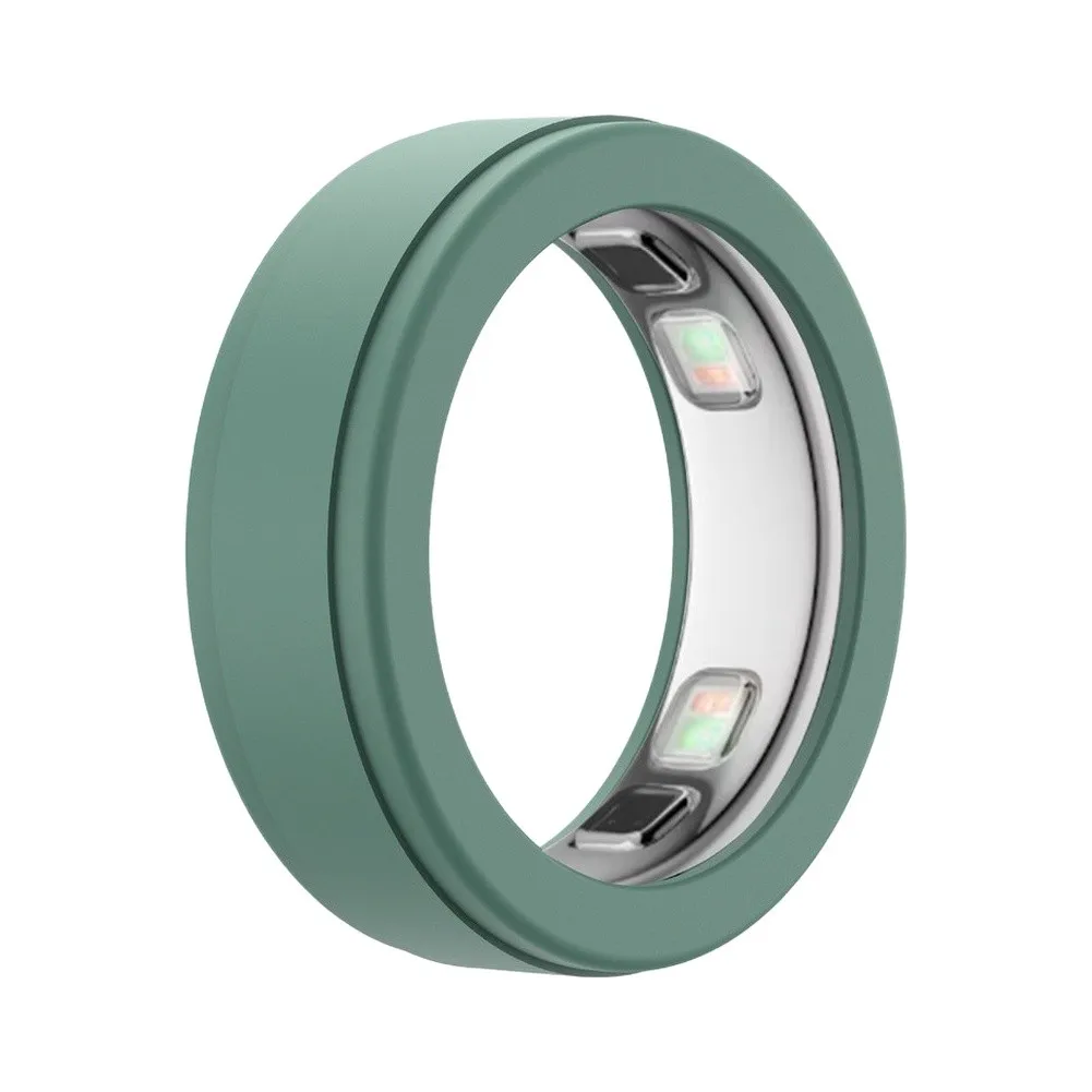 Custodia in silicone per Oura Ring5, colore solido, antigraffio, elastica, protettiva, per protezione quotidiana, accessori di ricambio per smart ring - immagine 4