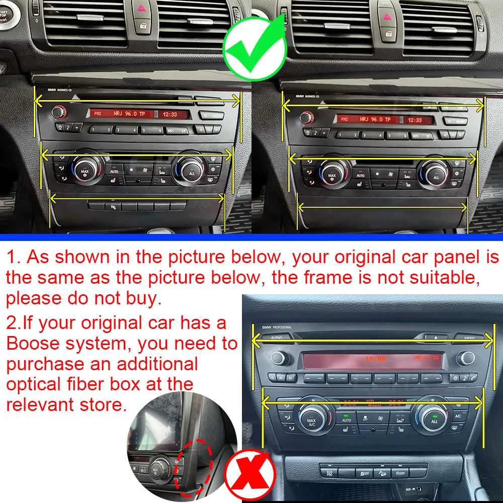 LEHX L6Pro ڵ  Ƽ̵, ȵ̵ 12, BMW 1 ø E81 E82 E87 E88 AT 2004 - 2012 ī÷, GPS Serero Auto Dsp, 2 din