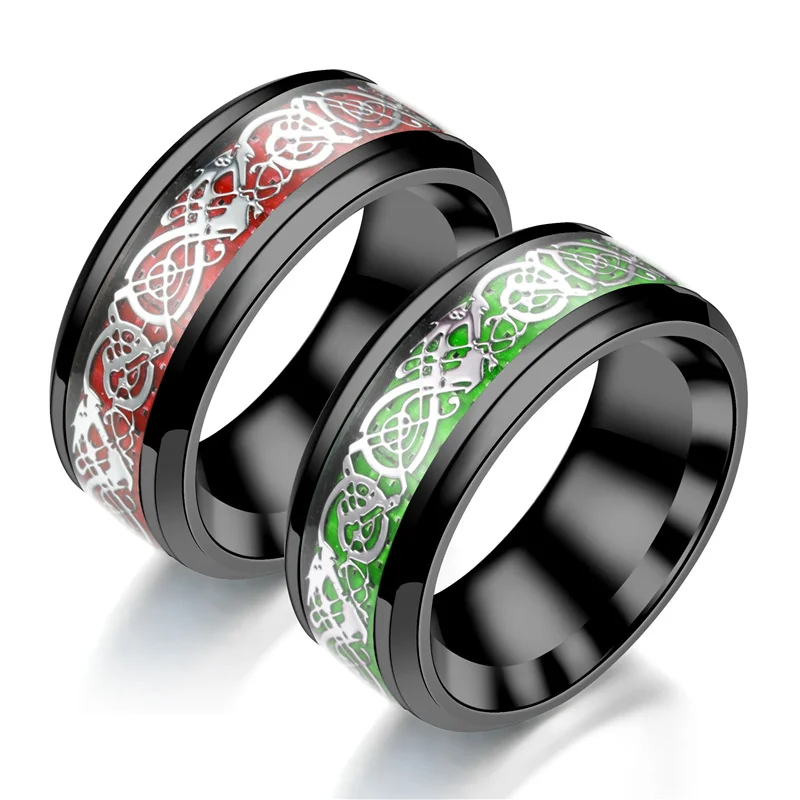 Classic 8mm Black Tungsten Wedding Ring Men Stainless Steel Purple Carbon Fiber Ring Party Jewelry