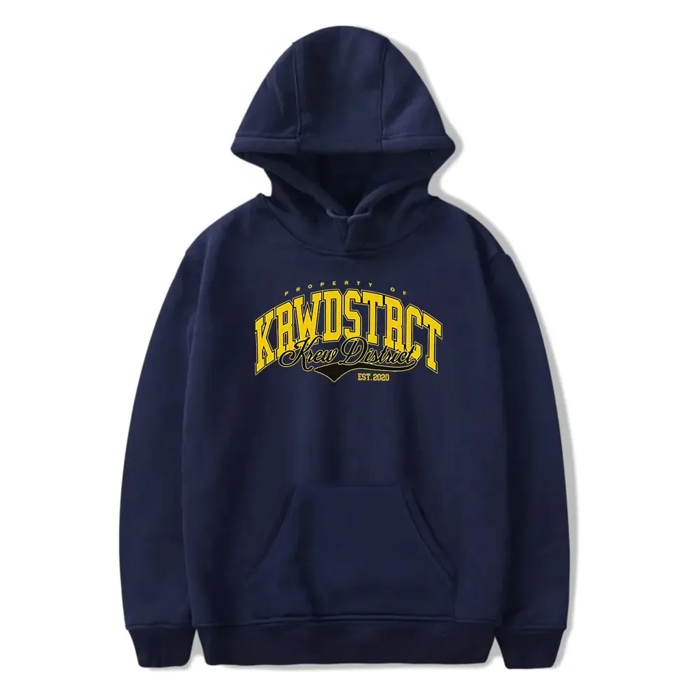 Moletom de manga comprida masculino e feminino, capuz de academia, pulôver fashion, Itsfunneh, Krew, uniforme 2024