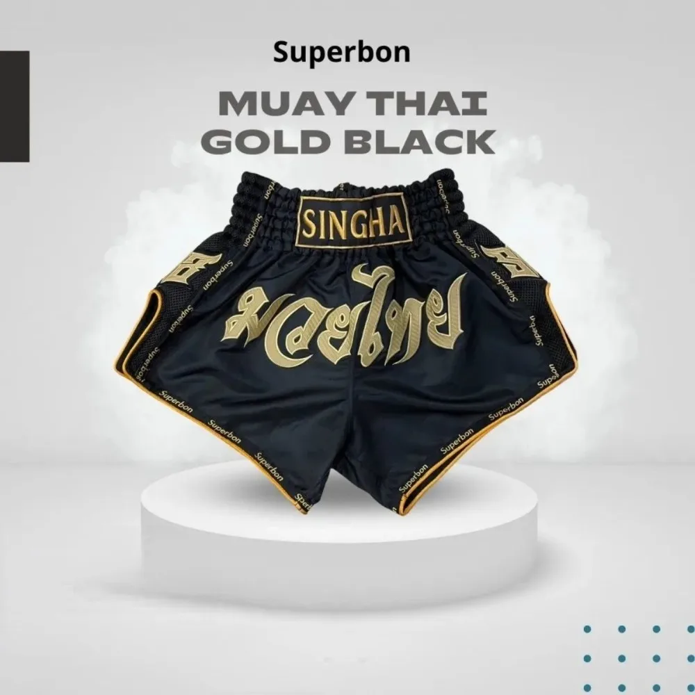Professional Unisex Boxing/Muay Thai Fighting Shorts Superbon Sports Combat Training and Exercise Shorts