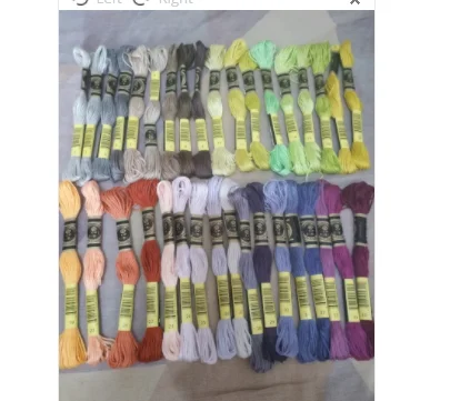 Description Picture 2 of item35 NEW DM*C Colors Cotton Floss Cross stitch Embroidery Thread 6 Strands Double Mercerized Singed Egyptian Long Fiber