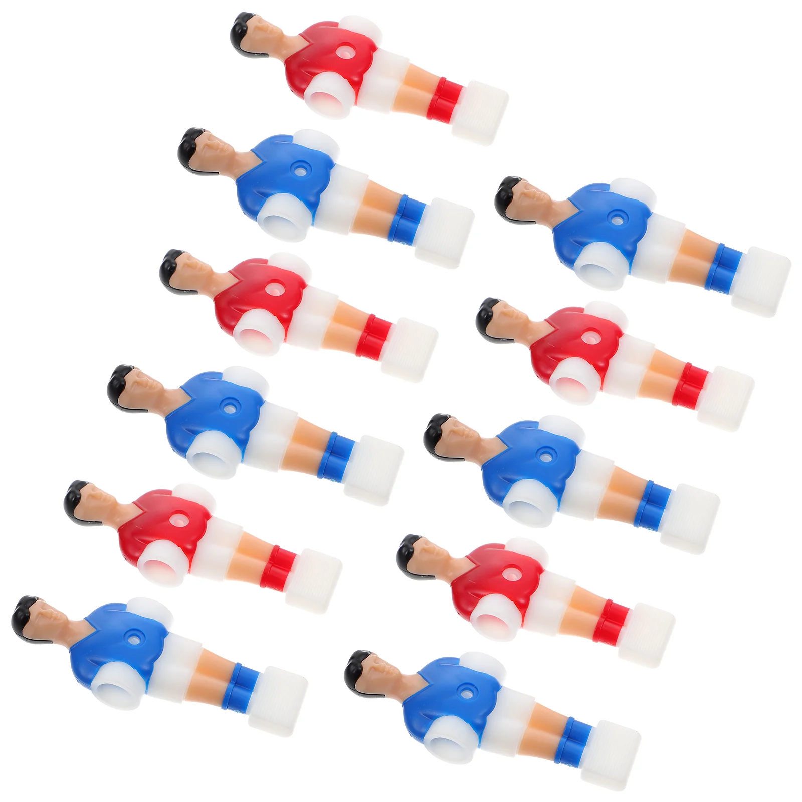 축구 머신 플레이어 예비 축구 데스크탑 게임 피규어 교체, 축구 테이블 장난감 액세서리, 남자 어린이, 11 개